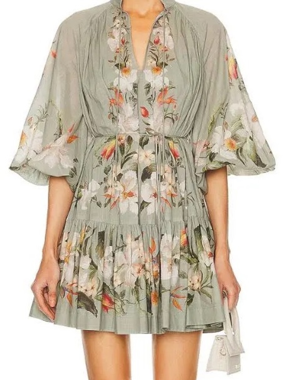 Zimmermann Lexi Lantern Mini Dress - Picture 2 of 6